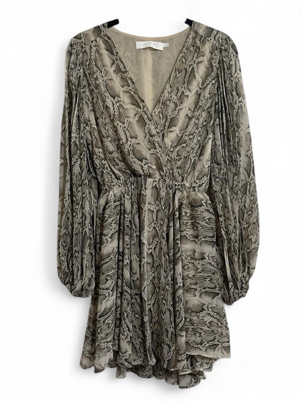 ASTR the Label Raphaela Python Print Mini Dress NWT - Picture 2 of 9
